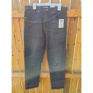 Levi's Denizen Boys' Size 16 Taper‎ Leg Super Flex Adjustable Waist Black Jeans